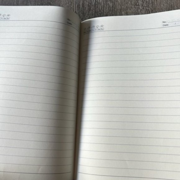 Blue Notebook Business Diary 10.5" x 8" Hard Cover 100+ Pages .75 inch thick NEW - Picture 3 of 4